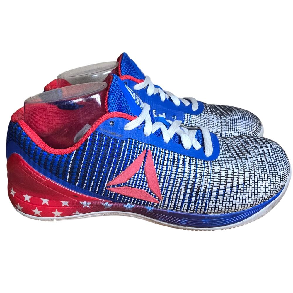 Reebok CrossFit Nano 7.0 Running Shoes W Sz 9 Red White Blue USA 4th of July